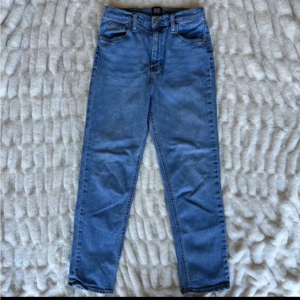 Bdg girlfriend high rise crop jeans 28